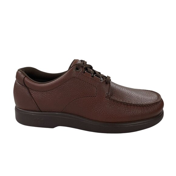 SAS Bout Time Walking Shoes Mens 12.5 WW Tripad Lace Up Moccasin Mulch Brown NEW main image 6